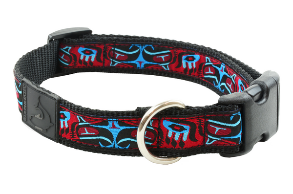 Dog Clip Collar - Pacific Otter Red