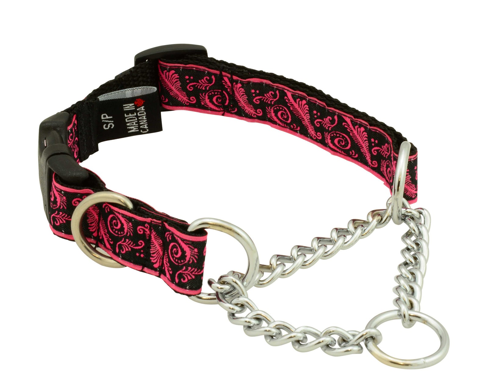 Collar cheapest - Pink and black chain collar - Free US Shipping