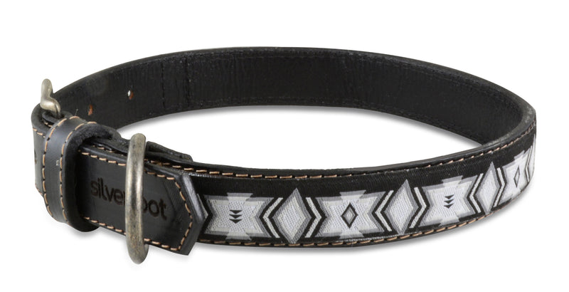 Dog Leather Collar - Medium 1"width