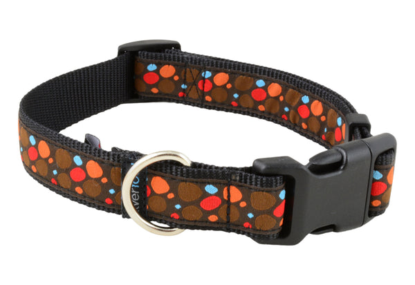 Dog Clip Collar - Pebbles Brown