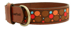 black leather collar, brown leather collars, black leather, brown leather, 100% cow hide, full hide, high quality leather, 1 1/2" wide, unique patterns, brilliant designs, bright patterns, first nation inspired