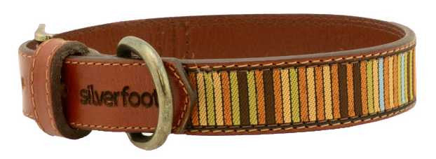 Dog Leather Collar Small 1" width